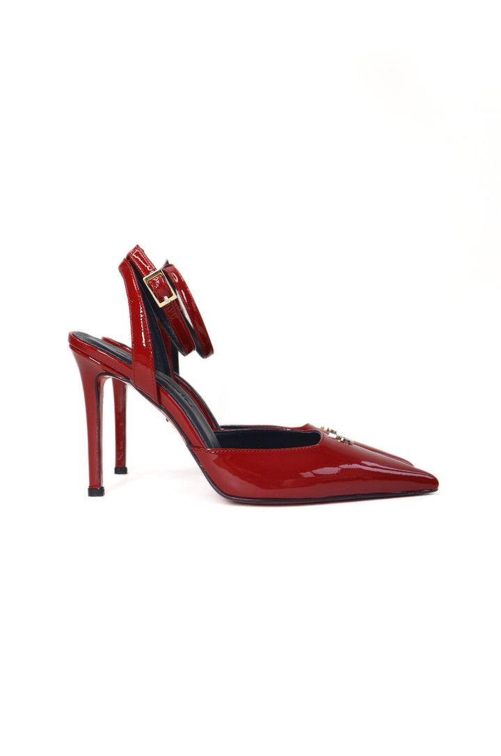 Qafarrin AMBRÉA RUBY – Hakiki Dana Deri Slingback Stiletto