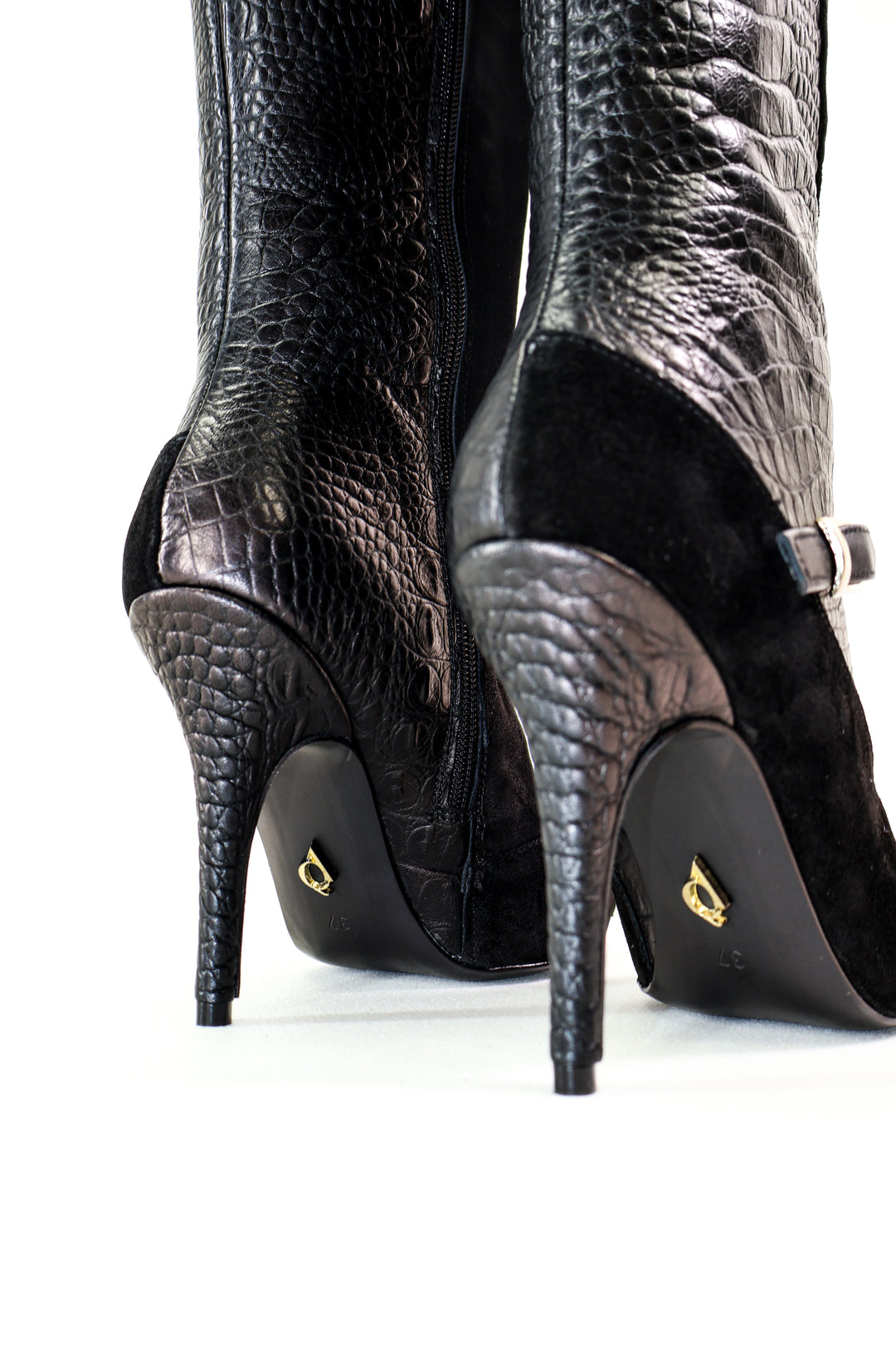 Qafarrin CRAVEN – Atelier-Crafted Noir Couture Çizme