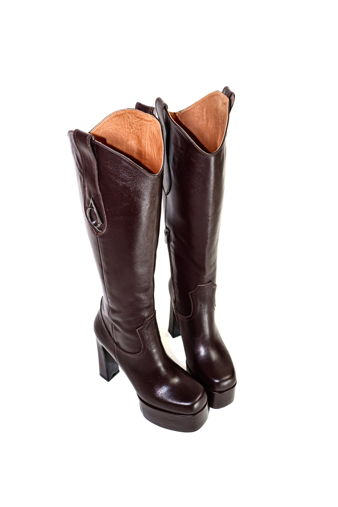 Qafarrin LORVÉN ESPRESSO – Prime-Cut Hakiki Dana Deri Platform Boot