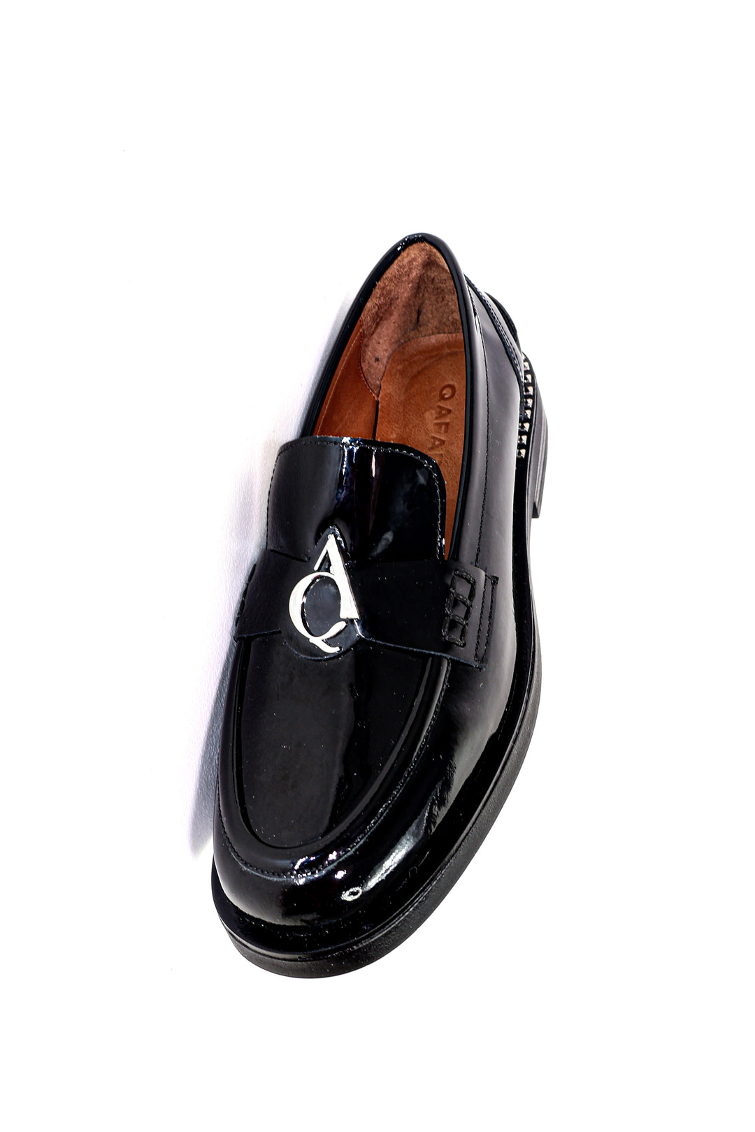 Qafarrin VORLAN – Siyah Rugan Hakiki Dana Deri Prime Loafer