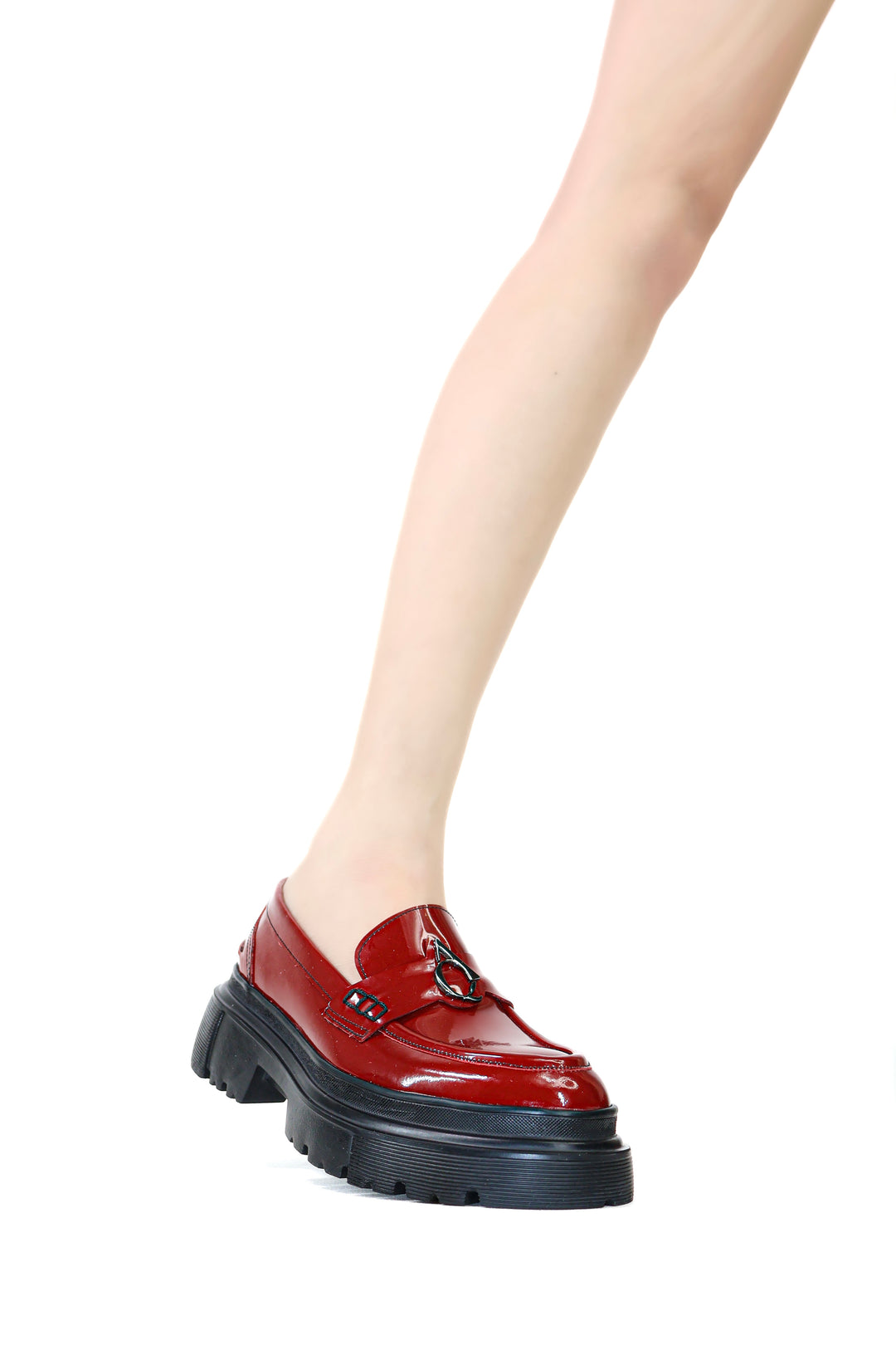 Qafarrin RAVEL – Rouge Prime-Cut Hakiki Dana Deri Loafer