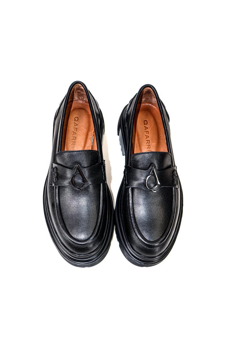 Qafarrin RAVEL – Noir Prime-Cut Hakiki Deri Loafer