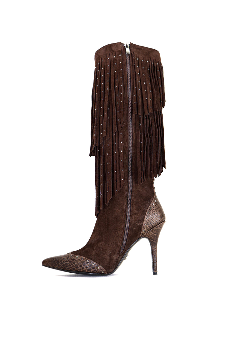 Qafarrin FIERA – Atelier-Crafted Western Couture Çizme