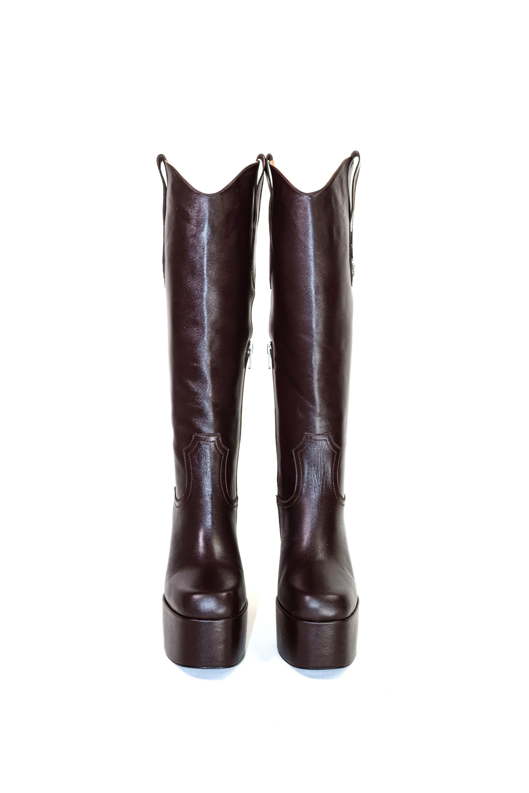 Qafarrin LORVÉN ESPRESSO – Prime-Cut Hakiki Dana Deri Platform Boot