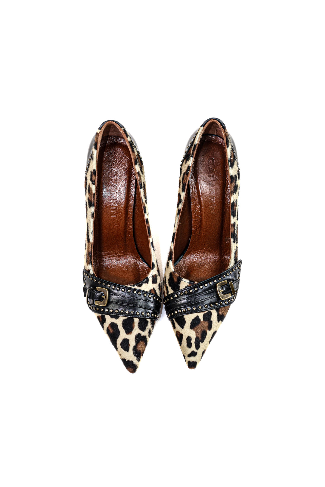 QAFARRIN DRAX – Leopar Desenli Stiletto Ayakkabı