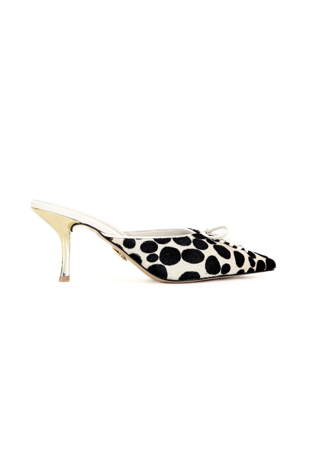 QAFARRIN VIOLA DOT NOIR
Siyah-Beyaz Hakiki Tay Tüyü Kitten Heel Mule
