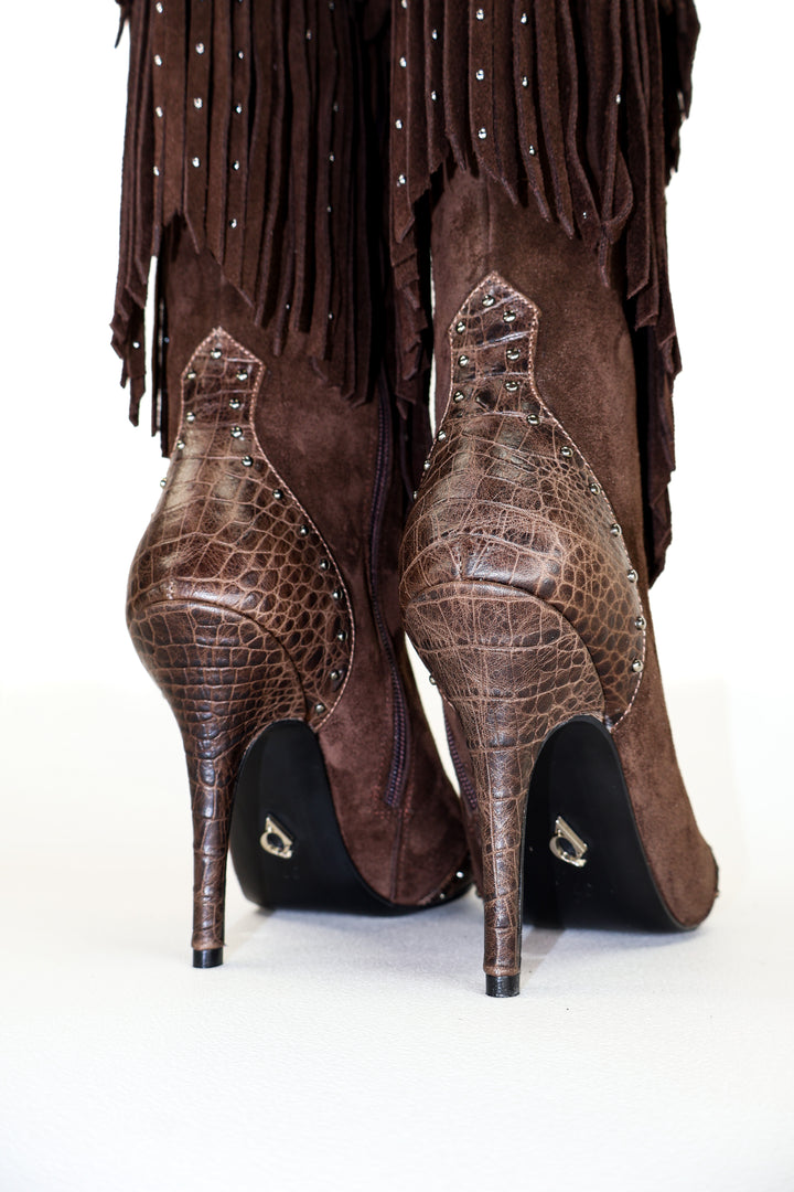 Qafarrin FIERA – Atelier-Crafted Western Couture Çizme