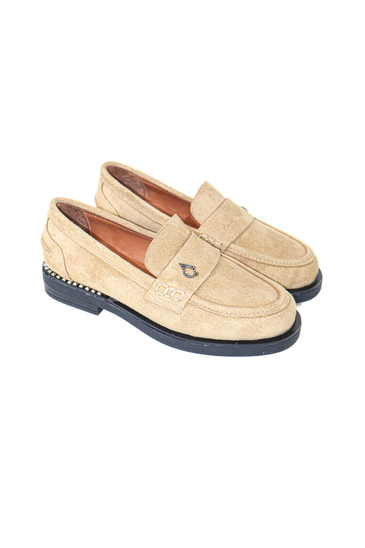 Qafarrin MARLOW – Buttery Yellow Suede Prime-Cut Hakiki Deri Loafer
