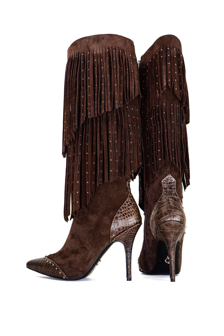 Qafarrin FIERA – Atelier-Crafted Western Couture Çizme