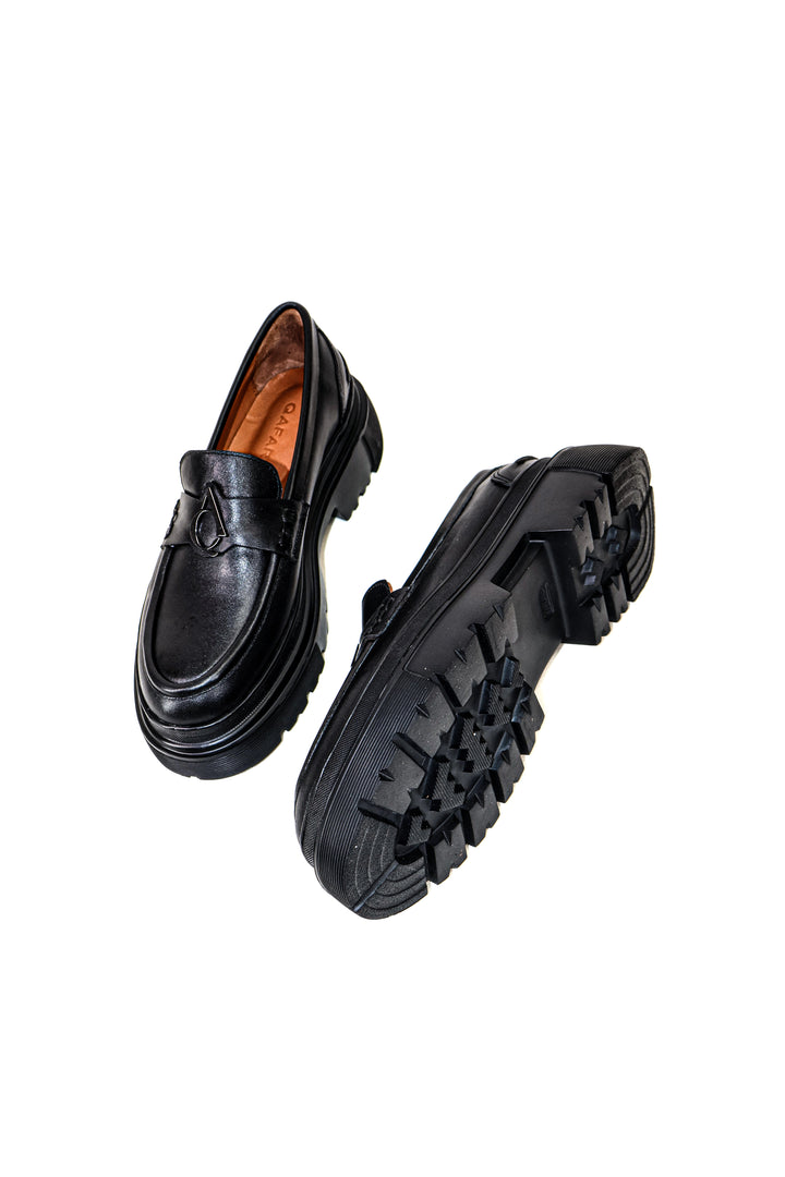 Qafarrin RAVEL – Noir Prime-Cut Hakiki Deri Loafer