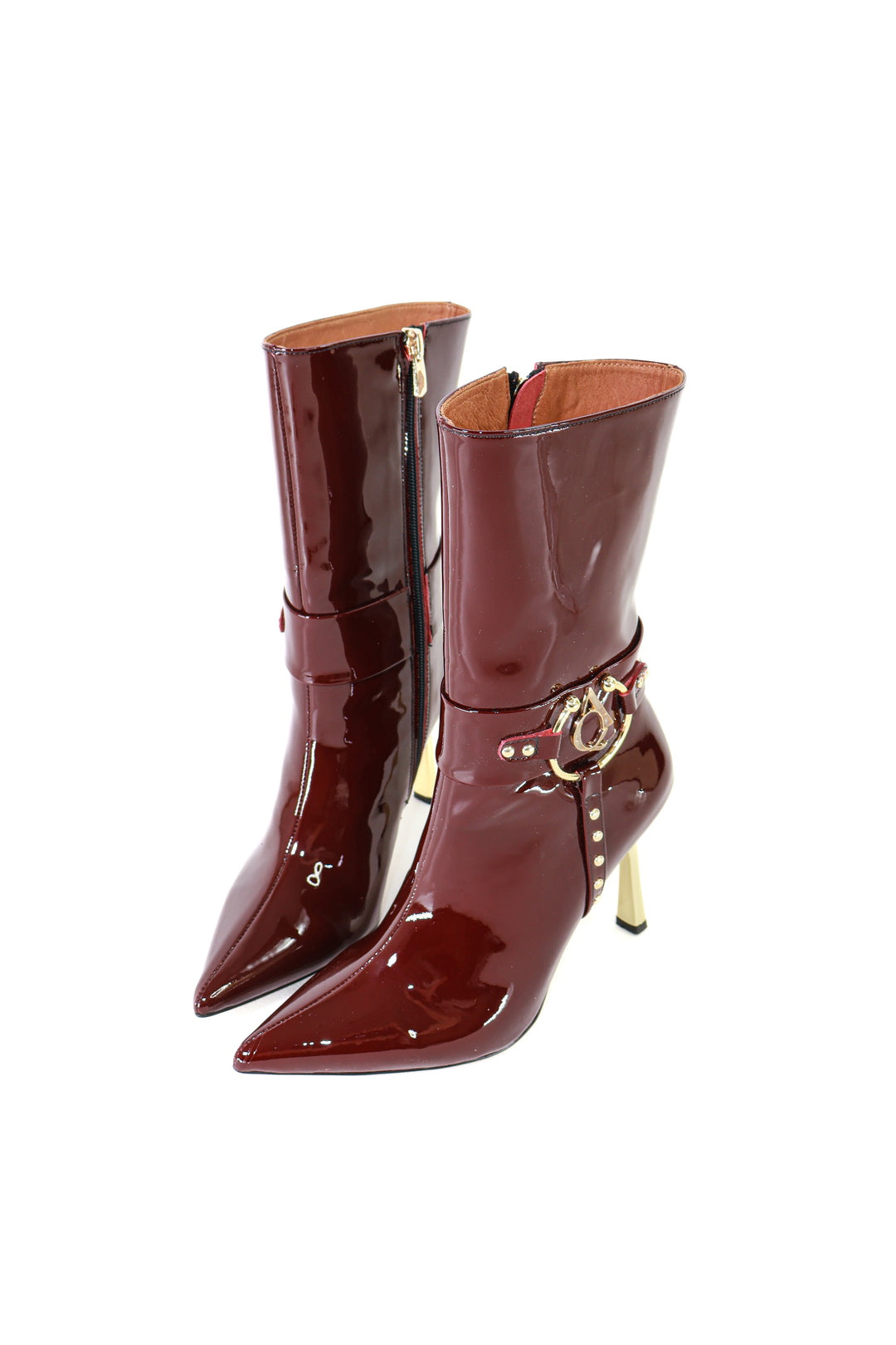 Qafarrin MERINÈ – Hakiki Dana Derisi Bordo Diz Altı Çizme