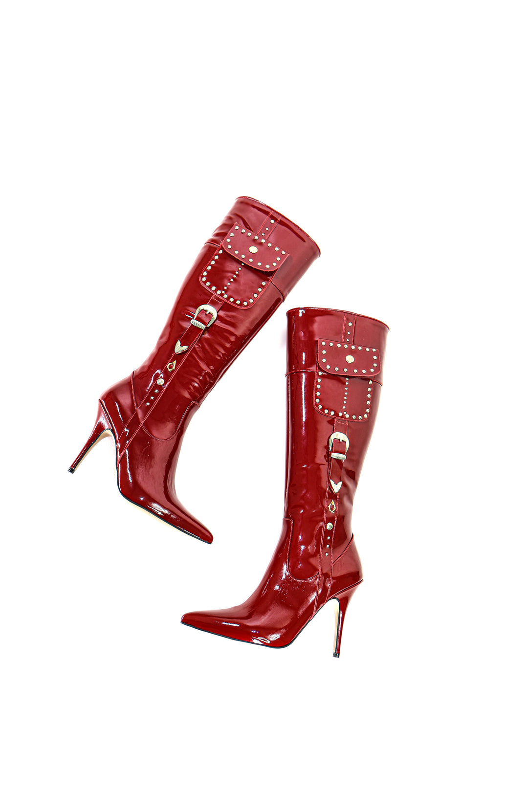 Qafarrin VANGUARD – Atelier-Crafted Rouge Couture Çizme