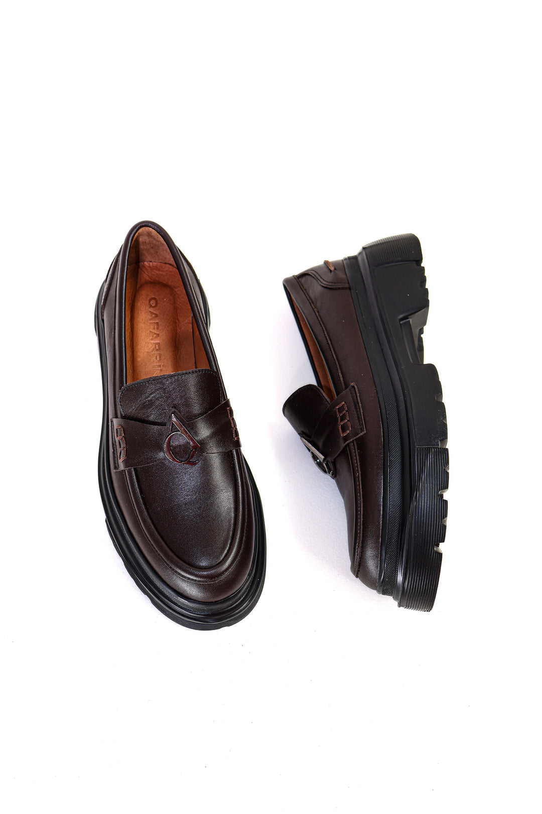 Qafarrin RAVEL –Acı Kahve Hakiki Dana Deri Prime Loafer