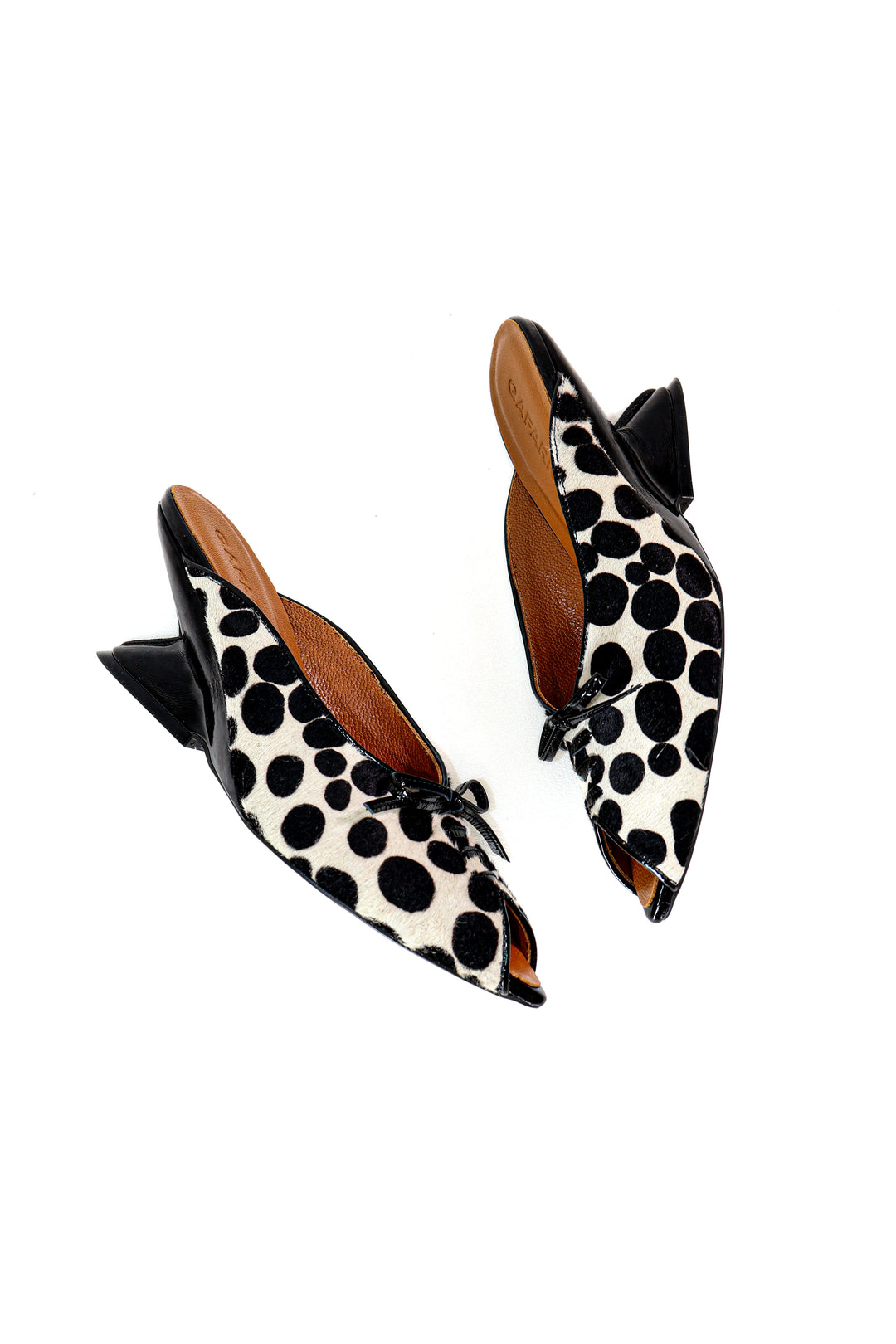 QAFARRIN IXEL – Dalmatian Print Tay Derisi Mule
