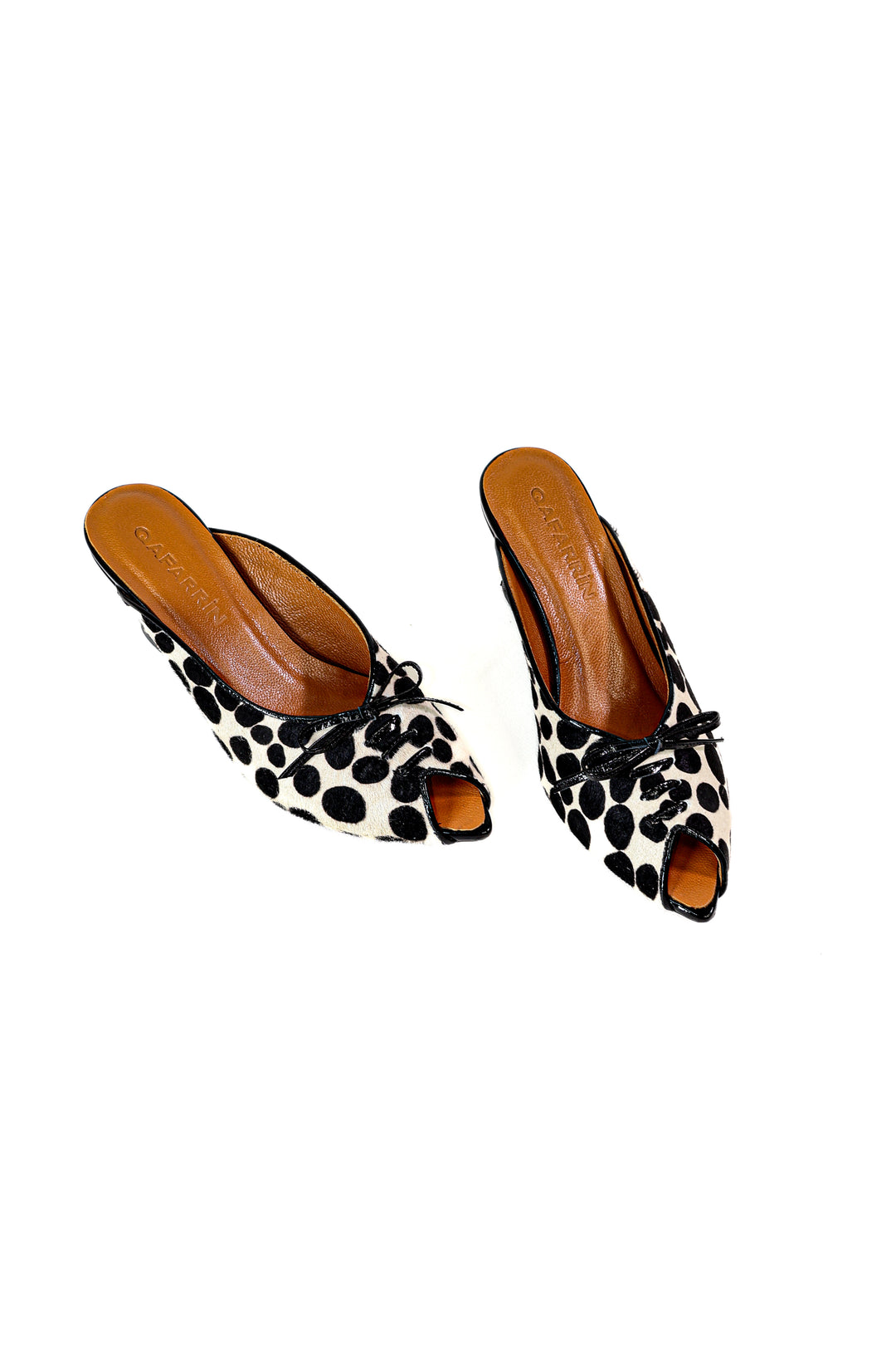 QAFARRIN IXEL – Dalmatian Print Tay Derisi Mule
