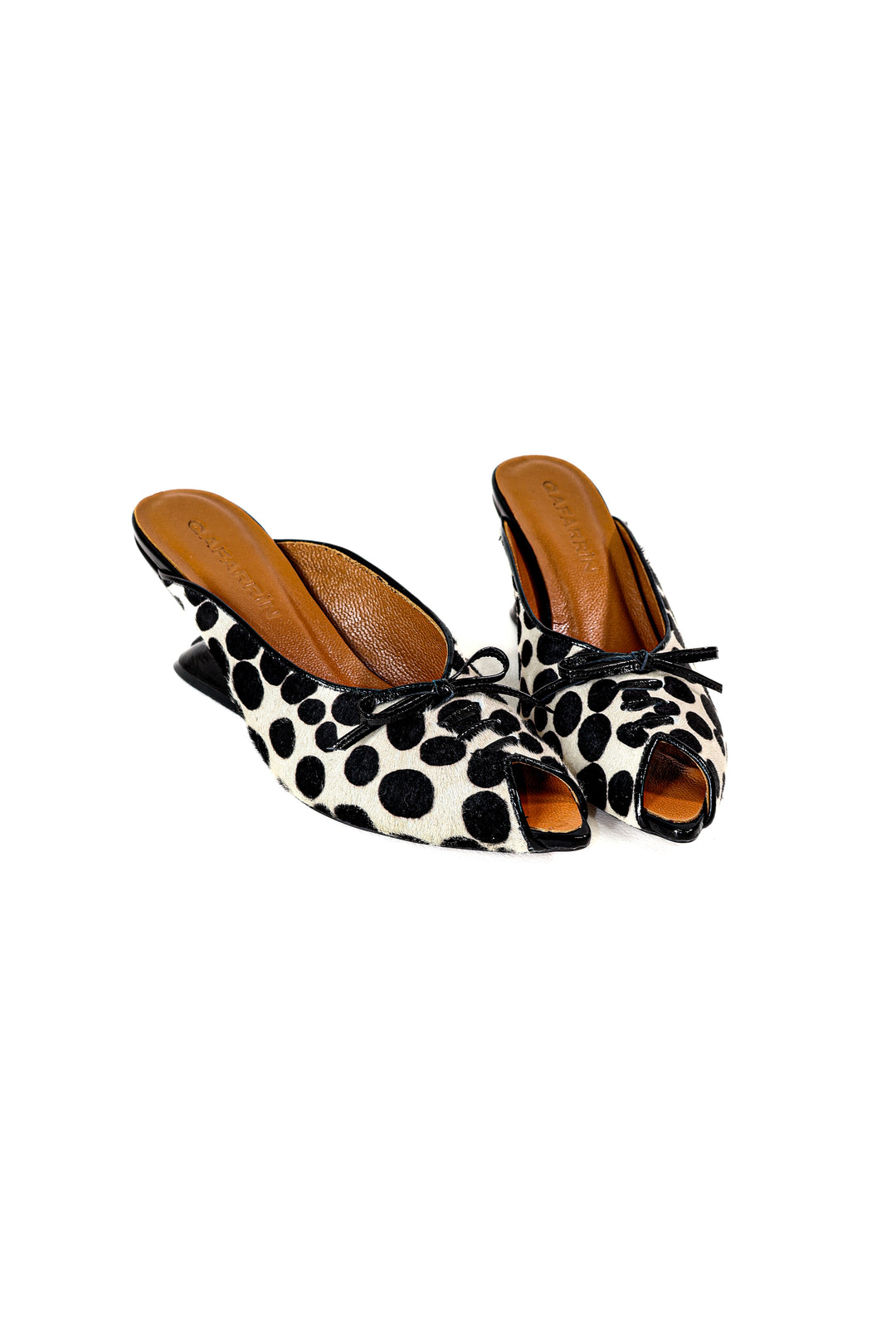 QAFARRIN IXEL – Dalmatian Print Tay Derisi Mule