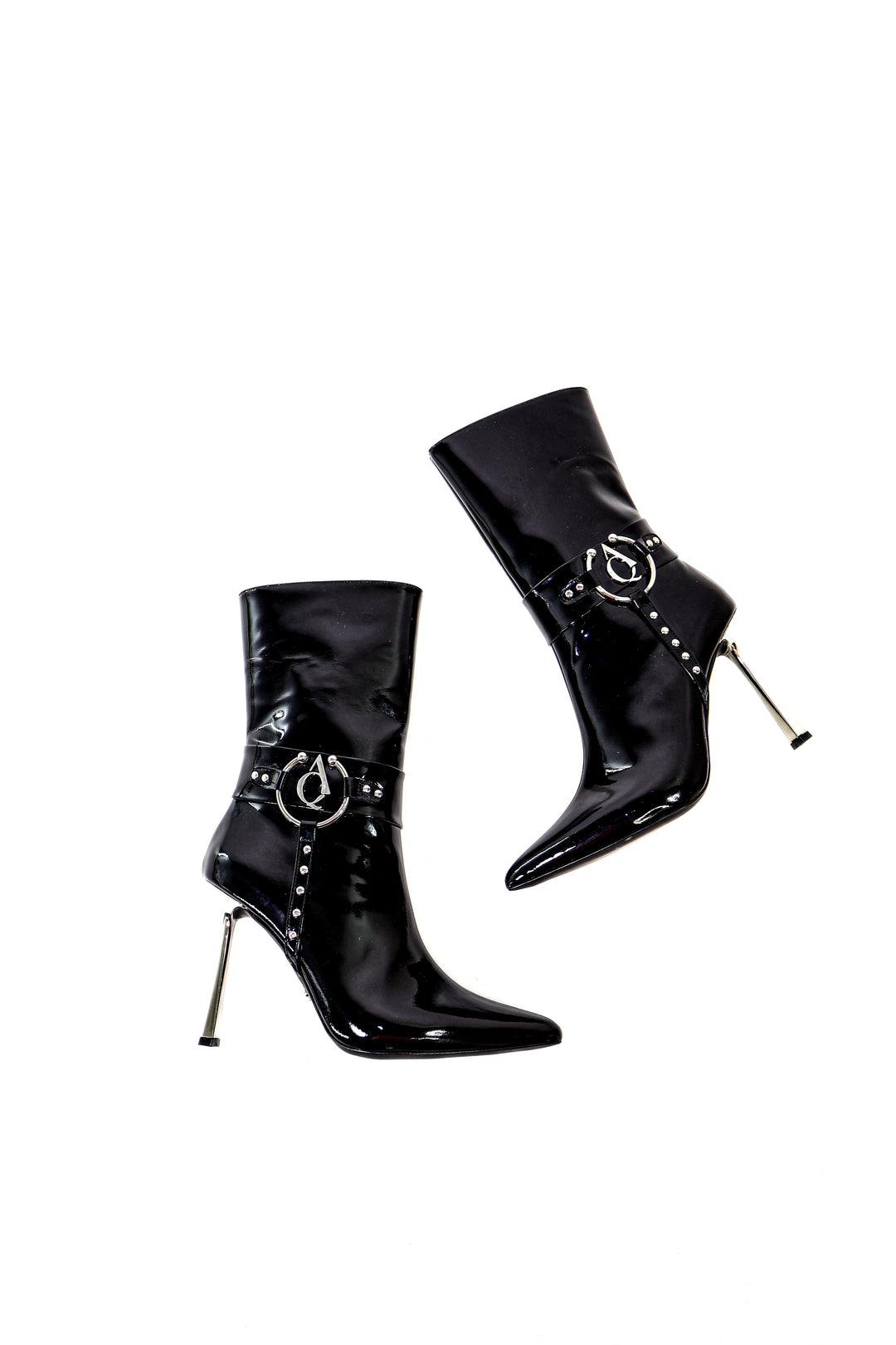 Qafarrin  MERINÈ NOIR – Hakiki Dana Derisi Siyah Rugan Couture Boot