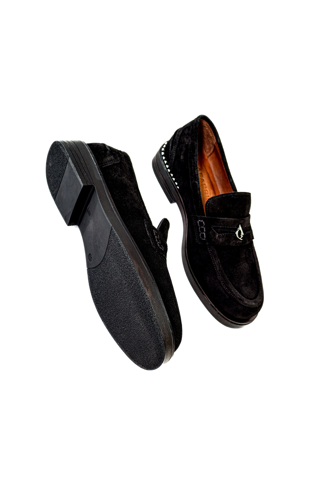 Qafarrin DORVÉ – Siyah Süet Hakiki Dana Deri Atelier-Crafted Prime Loafer
