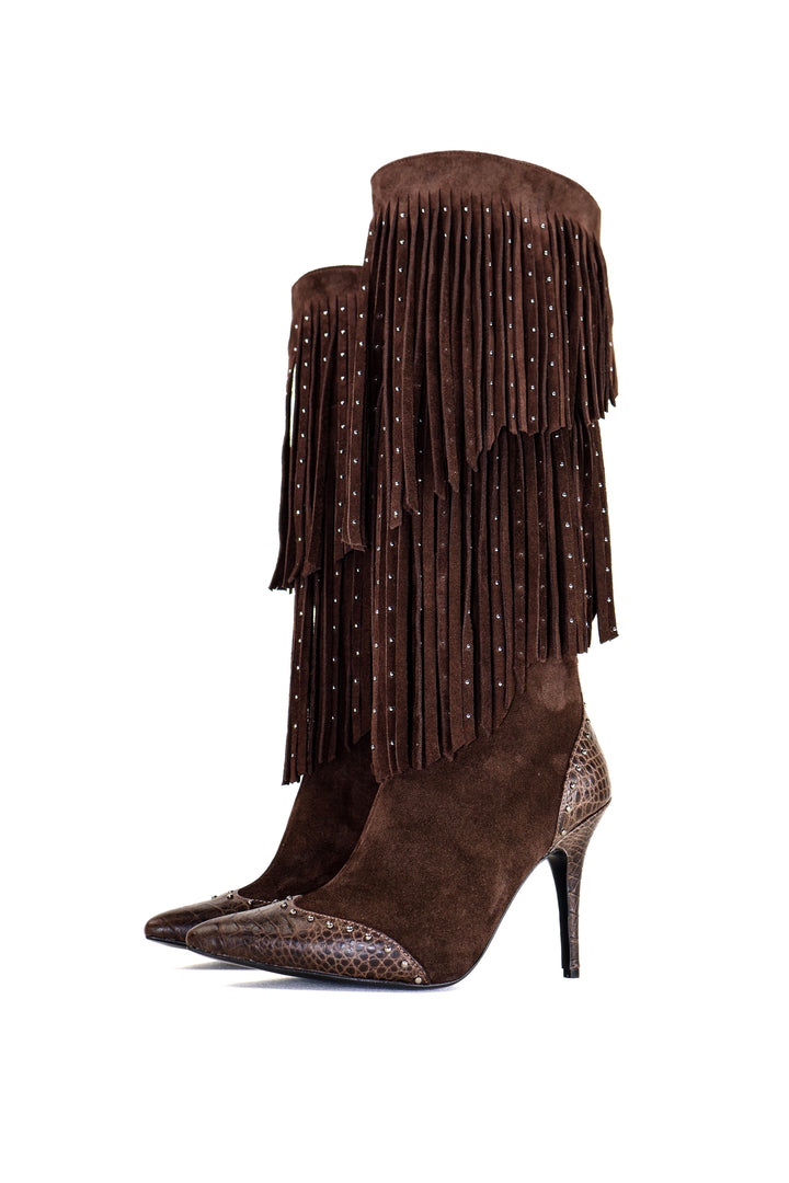 Qafarrin FIERA – Atelier-Crafted Western Couture Çizme