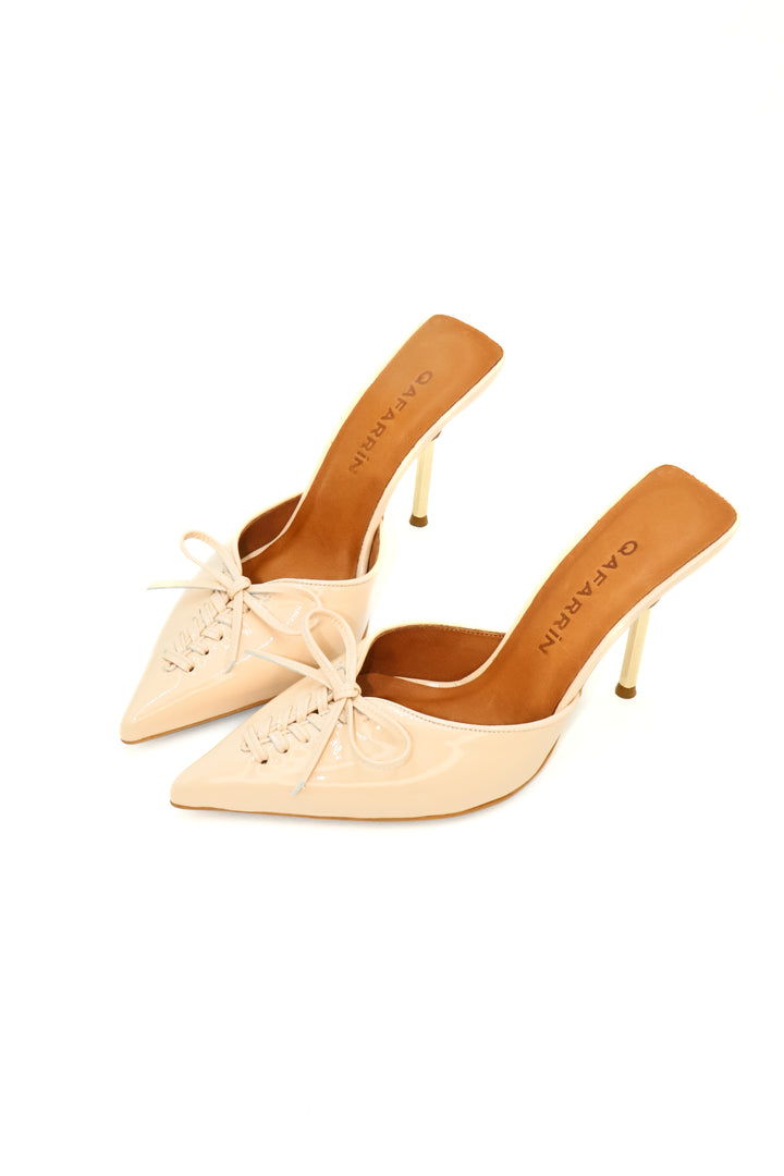 Qafarrin VIOLA NUDE – Ten Rengi Rugan Hakiki Dana Deri Mule Stiletto