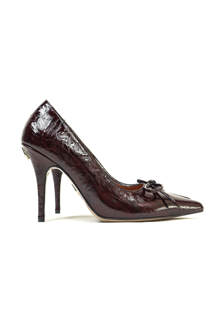Qafarrin MARQUISE – Bordo Hakiki Dana Deri Stiletto