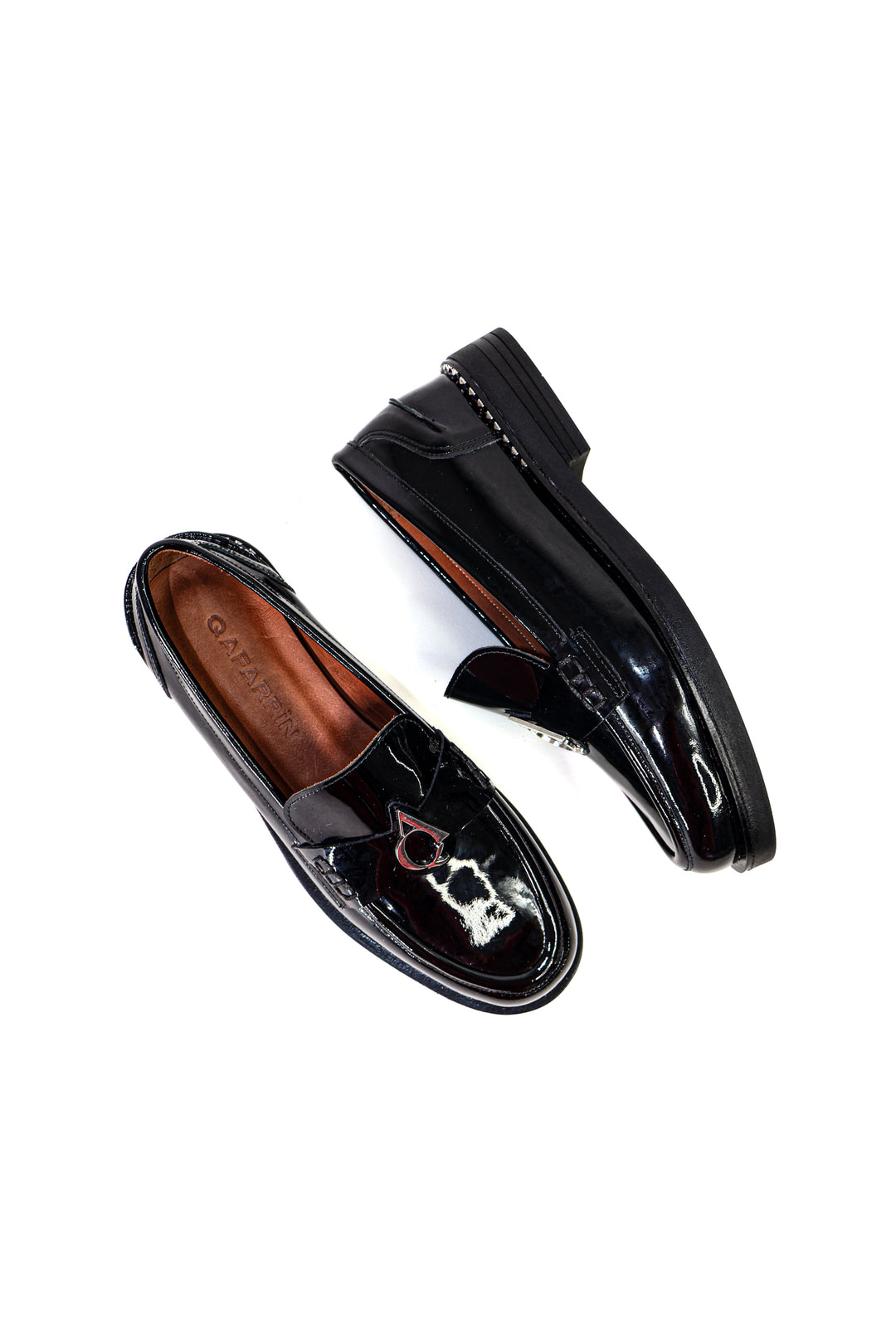 Qafarrin VORLAN – Siyah Rugan Hakiki Dana Deri Prime Loafer