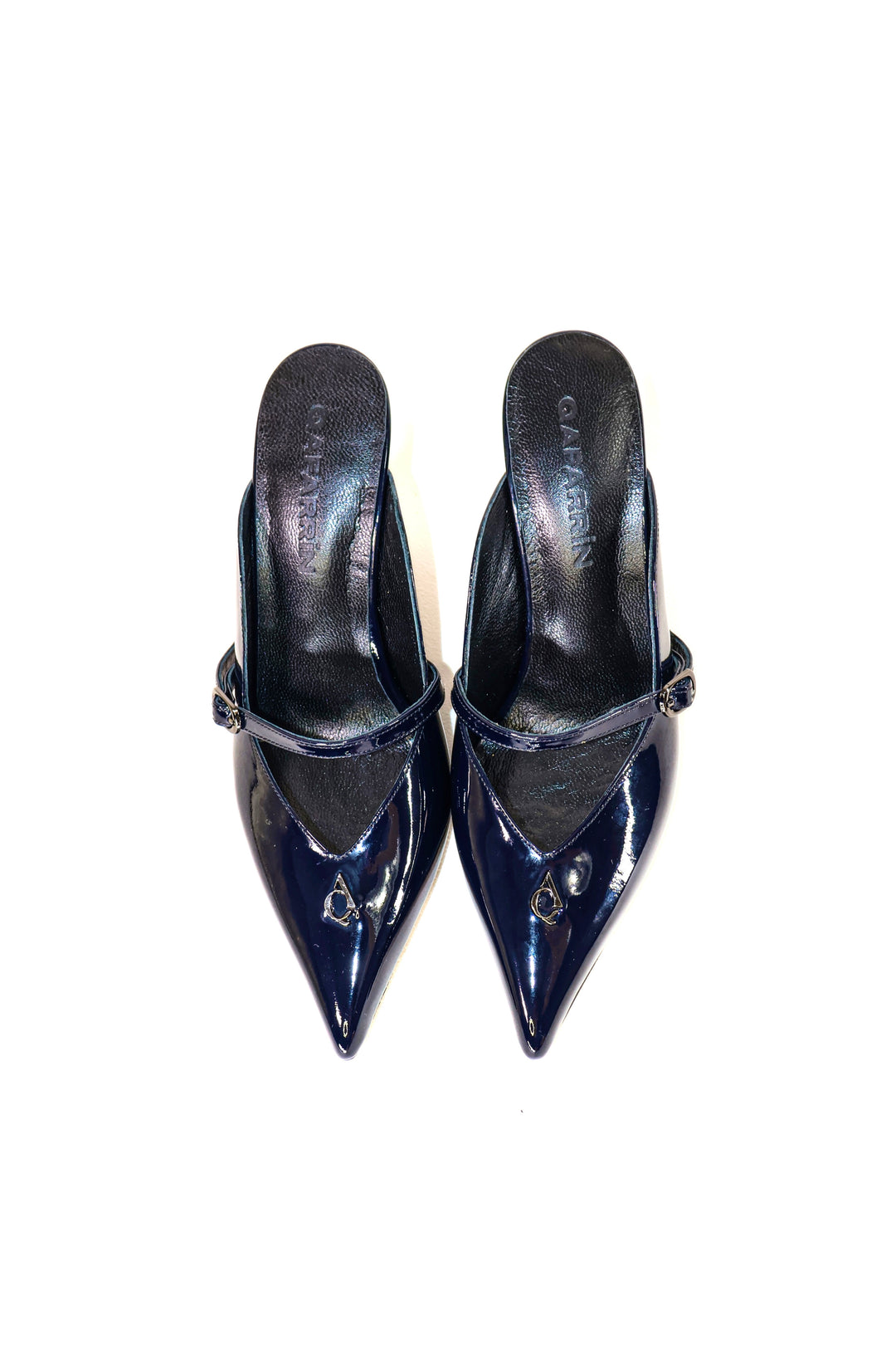 QAFARRIN COLETTE – Bleu Nuit Rugan Prime Cut Hakiki Dana Deri Mule