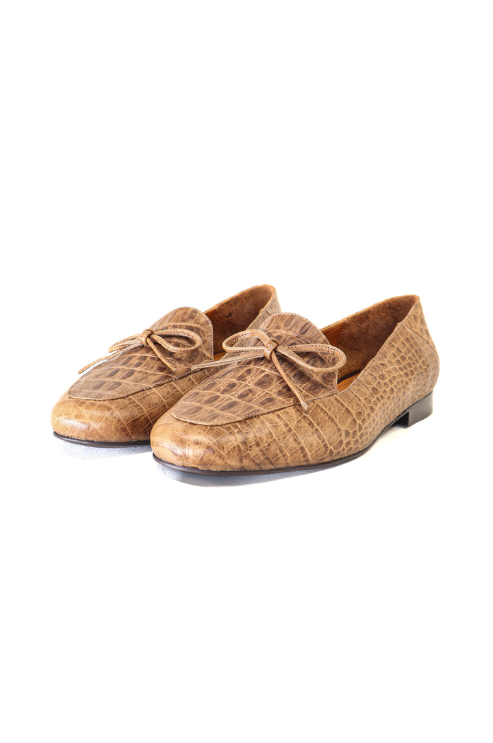 Qafarrin CAVARE – Hakiki Dana Derisi Camel Loafer