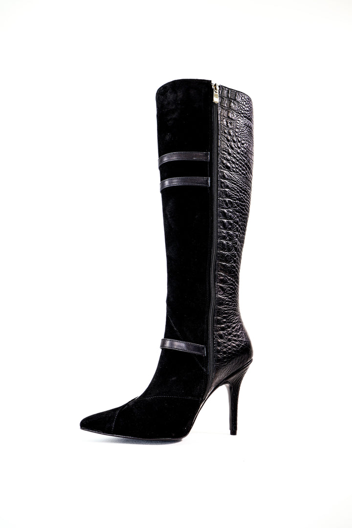 Qafarrin CRAVEN – Atelier-Crafted Noir Couture Çizme