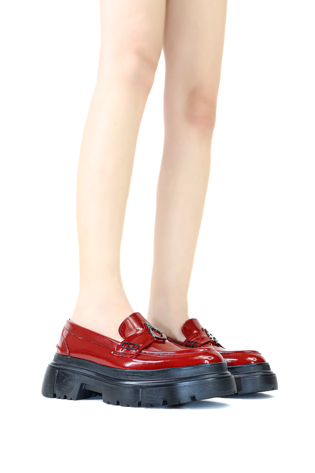 Qafarrin RAVEL – Rouge Prime-Cut Hakiki Dana Deri Loafer