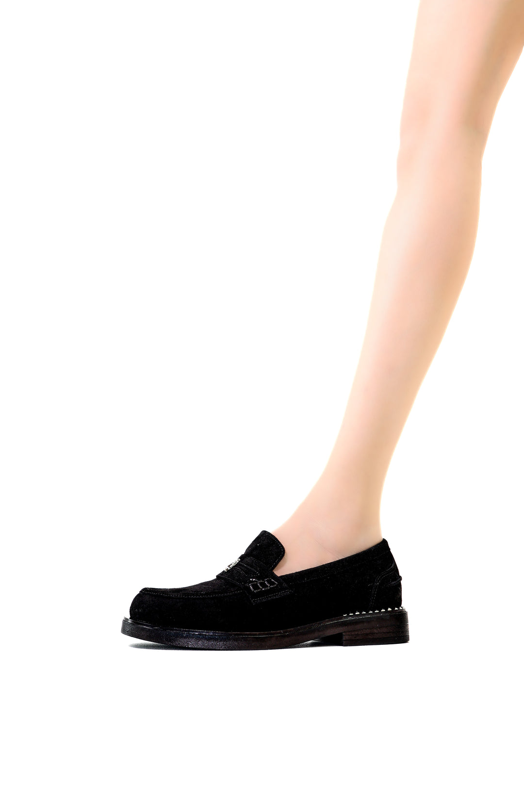 Qafarrin DORVÉ – Siyah Süet Hakiki Dana Deri Atelier-Crafted Prime Loafer