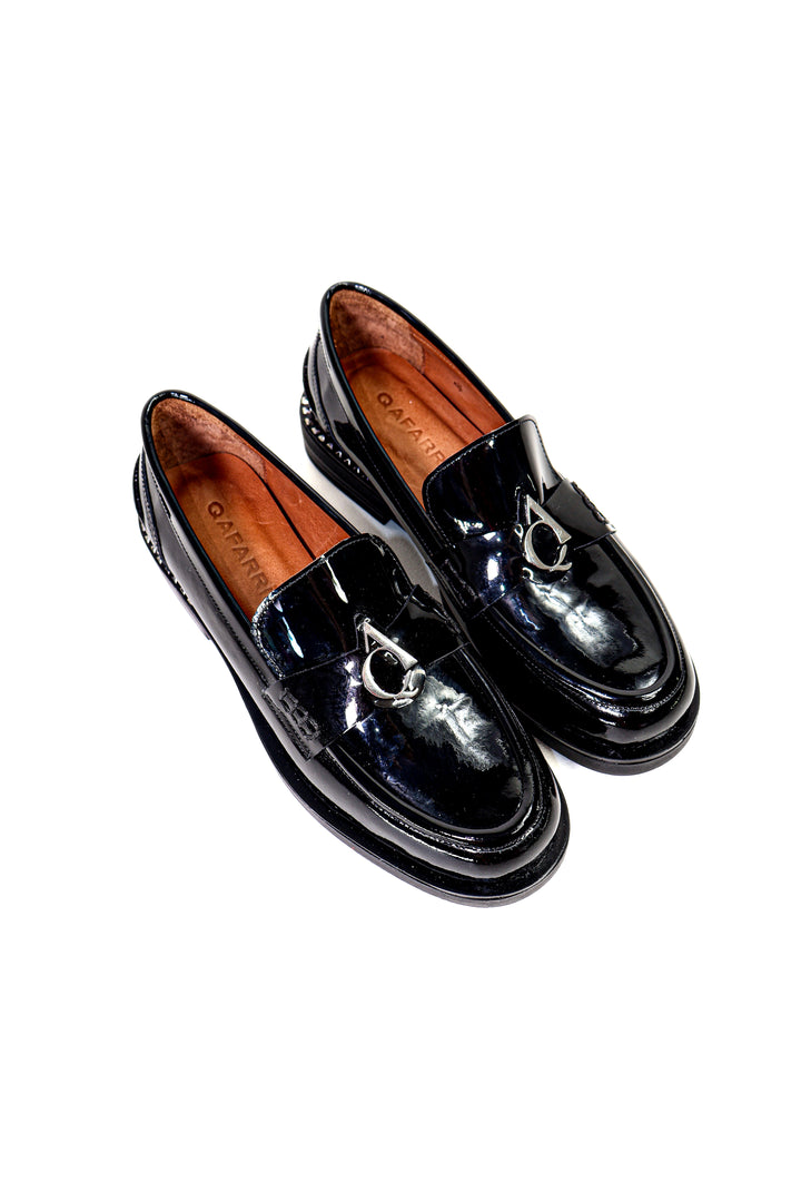 Qafarrin VORLAN – Siyah Rugan Hakiki Dana Deri Prime Loafer