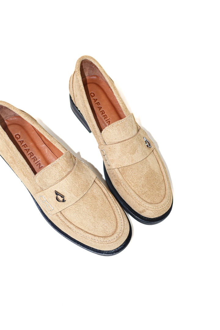 Qafarrin MARLOW – Buttery Yellow Suede Prime-Cut Hakiki Deri Loafer