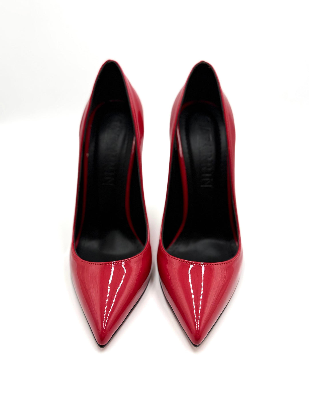 Afrodit Kırmızı Rugan Deri 12 CM Stiletto