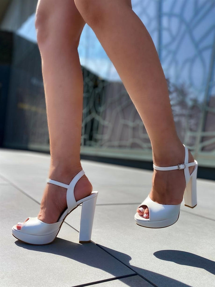Jogger Beyaz Platform Ayakkabı