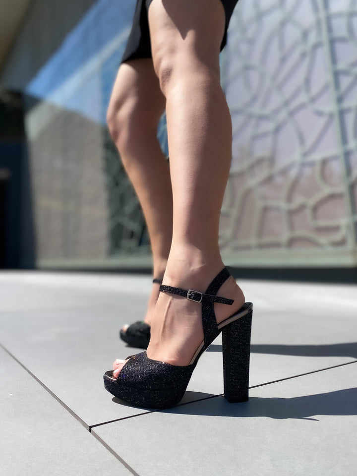 Jogger Siyah Platform Ayakkabı