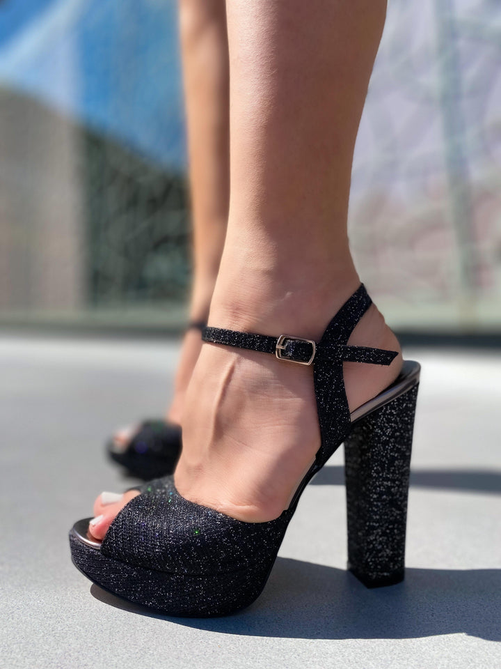 Jogger Siyah Platform Ayakkabı