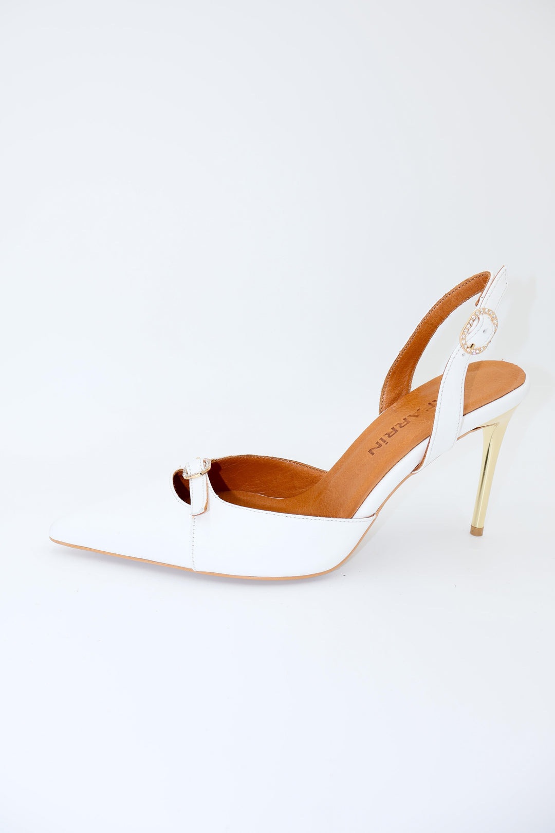 Qafarrin ALBA LUX – Hakiki Dana Deri Slingback Stiletto