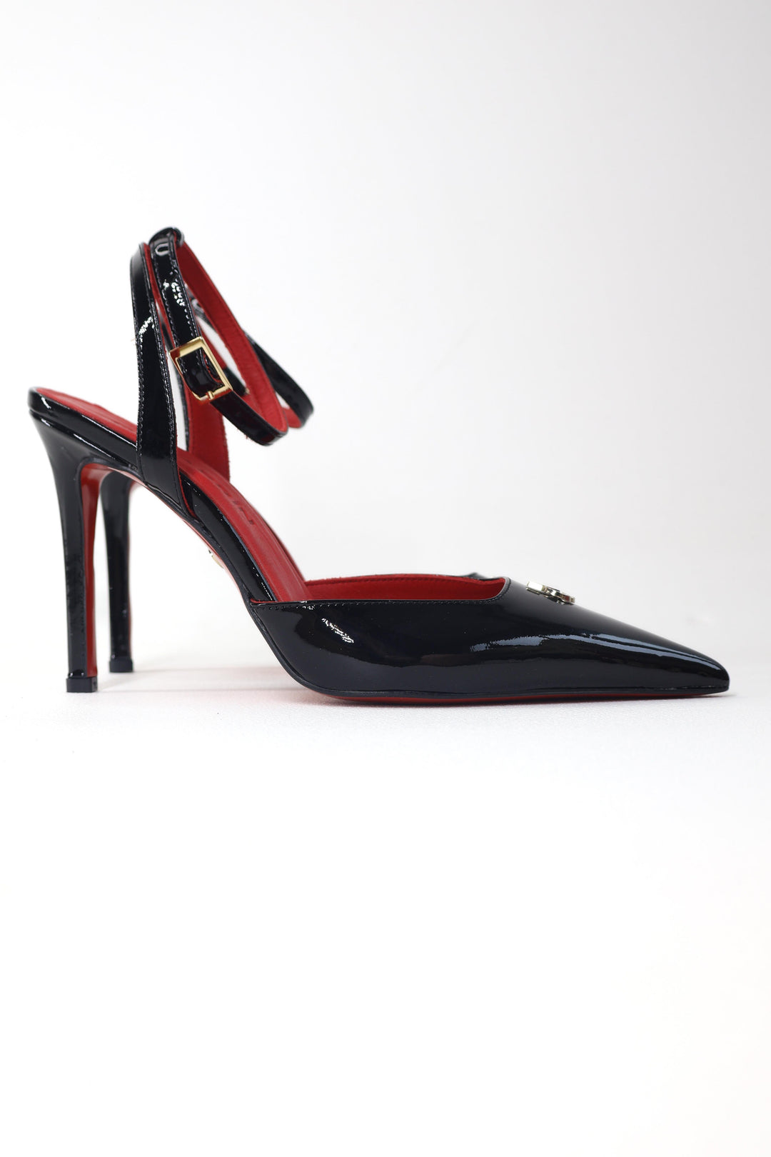 Qafarrin AMBRÉA NOIR – Hakiki Dana Deri Slingback Stiletto