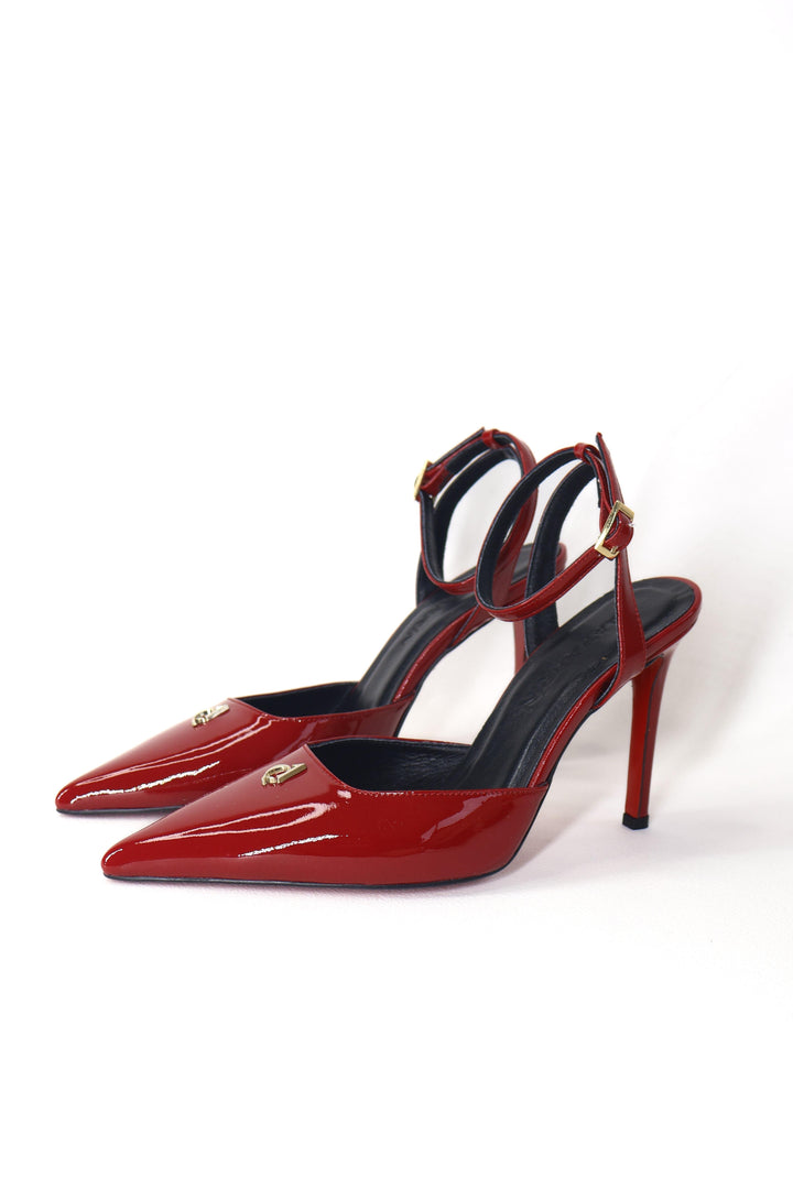 Qafarrin AMBRÉA RUBY – Hakiki Dana Deri Slingback Stiletto