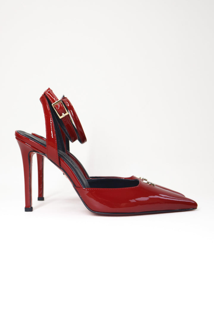 Qafarrin AMBRÉA RUBY – Hakiki Dana Deri Slingback Stiletto