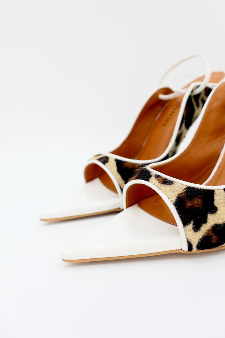 Qafarrin FELINA BLANCHE – Hakiki Tay Deri ve Rugan Dana Deri Stiletto