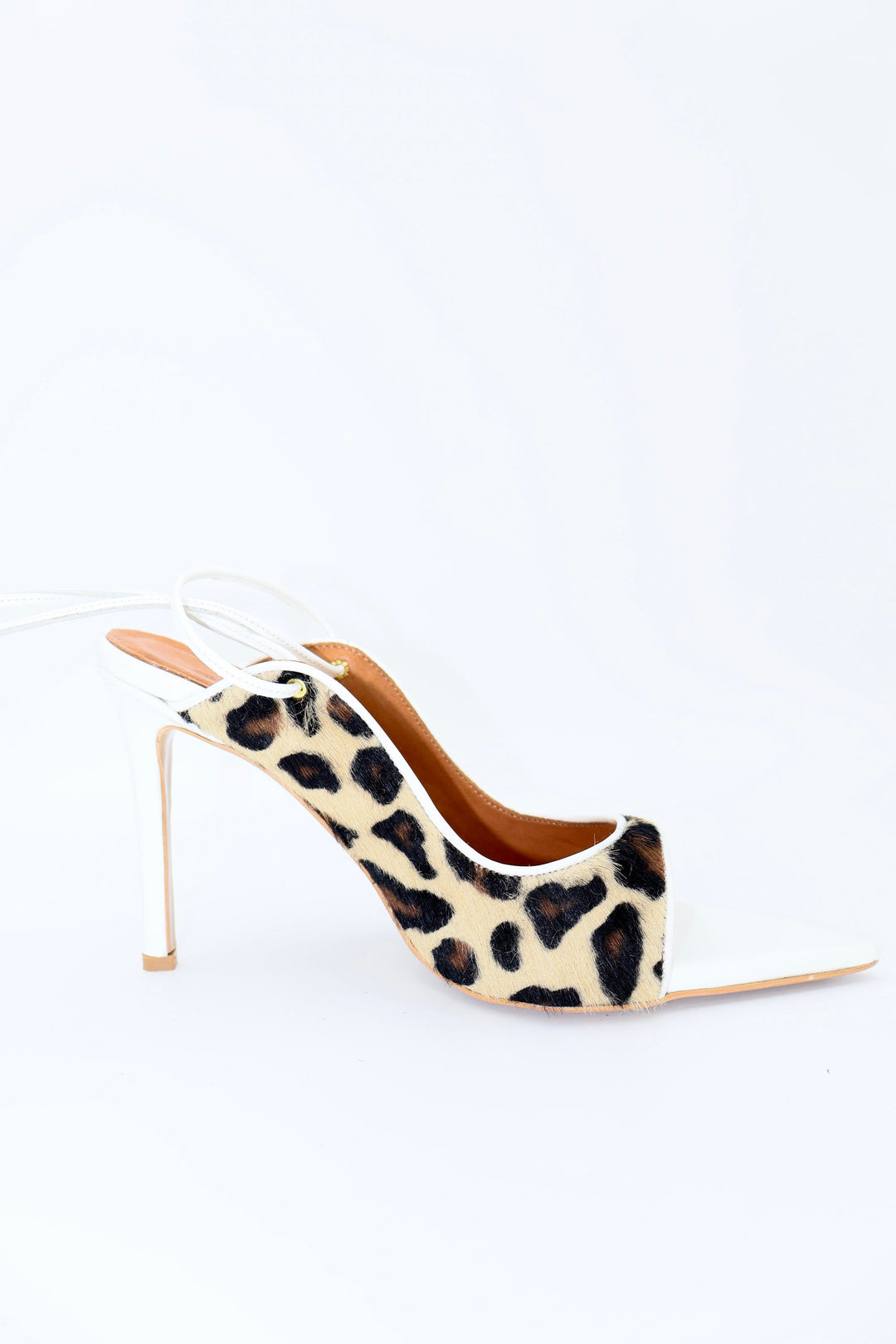 Qafarrin FELINA BLANCHE – Hakiki Tay Deri ve Rugan Dana Deri Stiletto