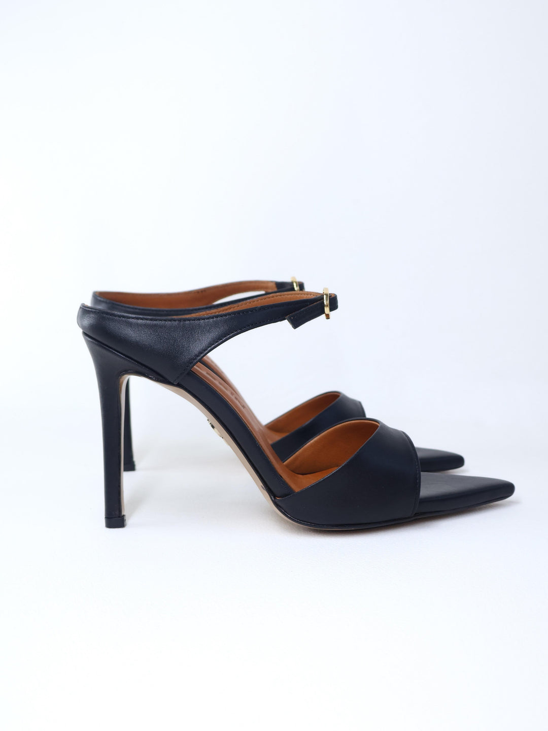 Qafarrin NOIRELLE – Altın Tokalı Hakiki Dana Deri Slingback Mule
