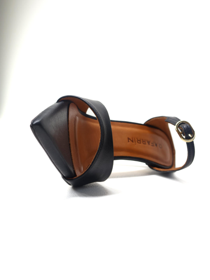 Qafarrin NOIRELLE – Altın Tokalı Hakiki Dana Deri Slingback Mule