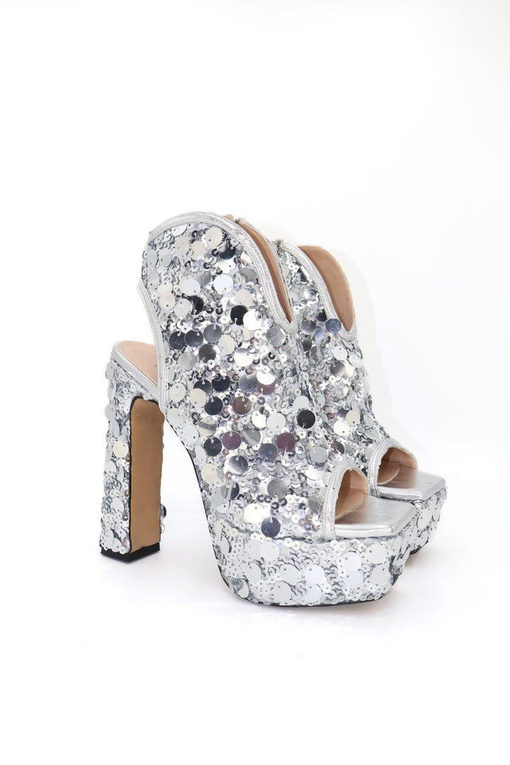 Qafarrin SERENZA – Hakiki Dana Derisi Platform Peep Toe Bootie
