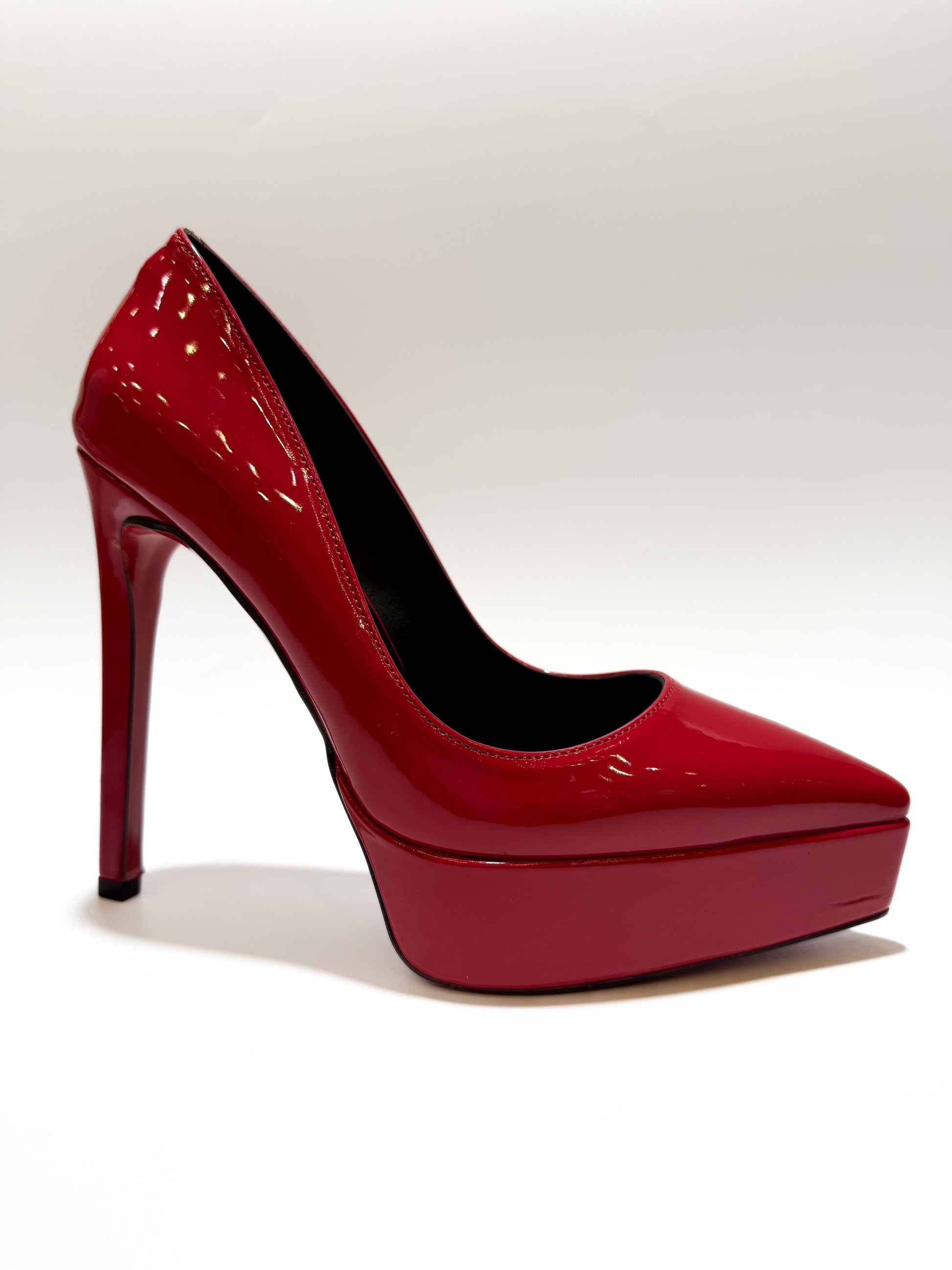 Stella Red Patent Leather Platform Stiletto