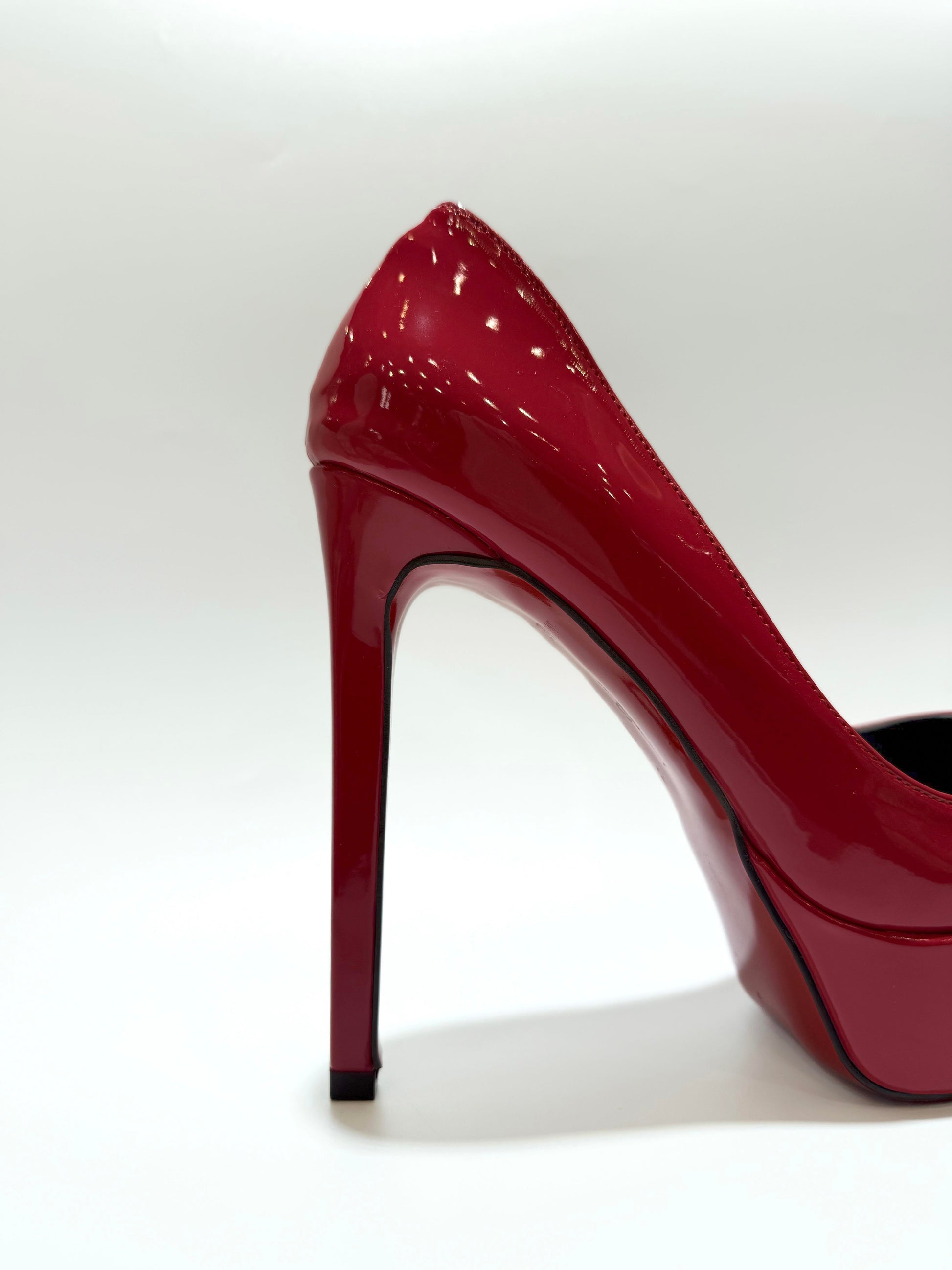 Stella Red Patent Leather Platform Stiletto